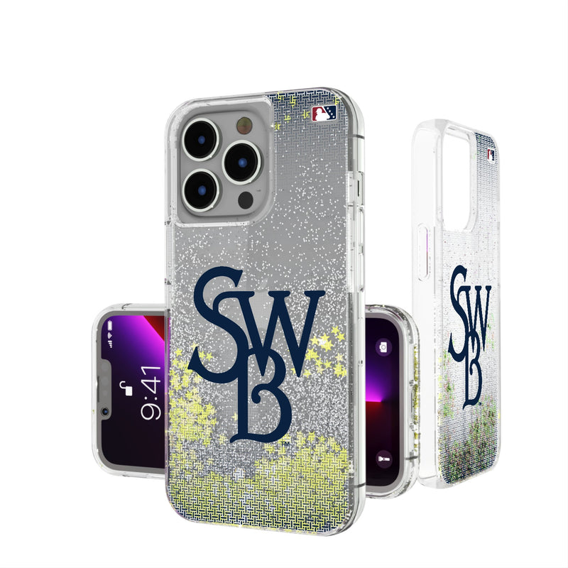 Scranton/Wilkes-Barre RailRiders Linen iPhone Glitter Phone Case