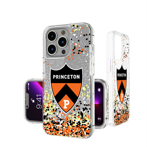 Princeton Tigers Confetti iPhone Glitter Phone Case