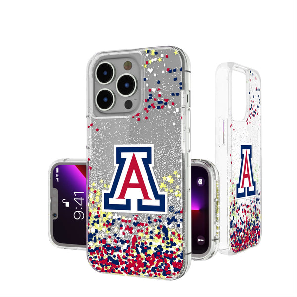 University of Arizona Wildcats Confetti iPhone Glitter Phone Case