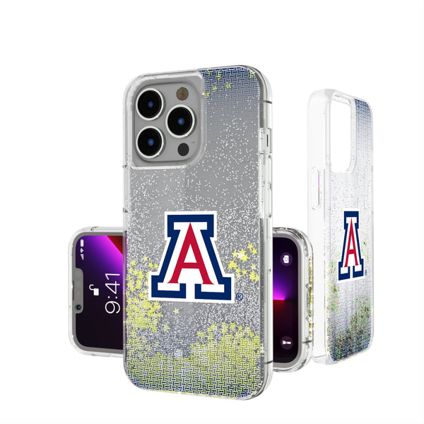 University of Arizona Wildcats Linen iPhone Glitter Phone Case