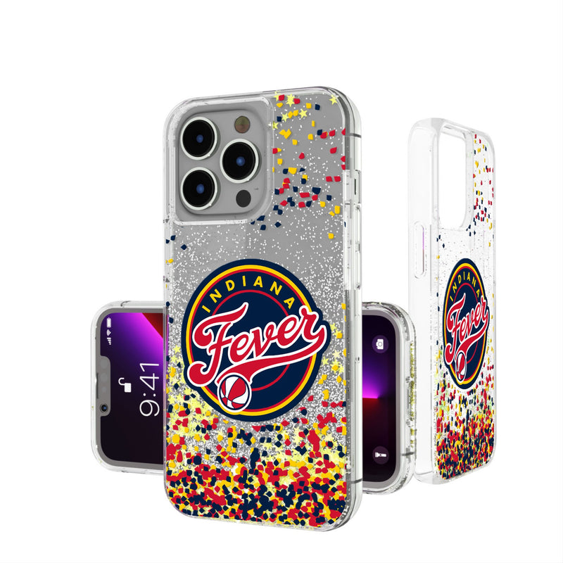 Indiana Fever Confetti iPhone Glitter Phone Case