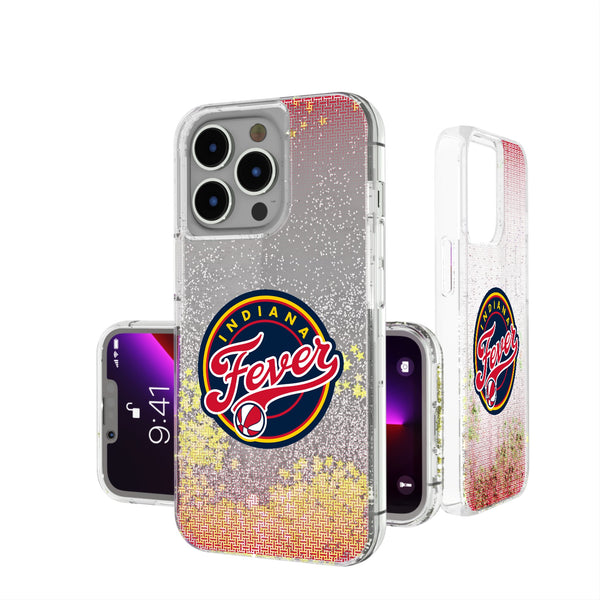 Indiana Fever Linen iPhone Glitter Phone Case