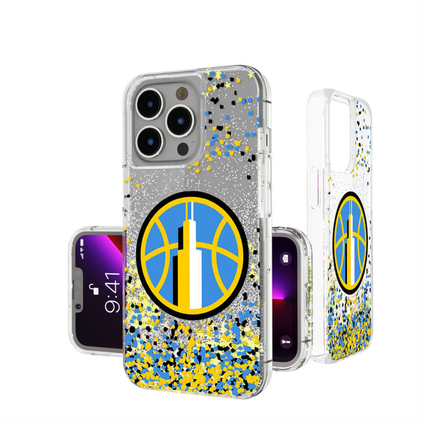 Chicago Sky Confetti iPhone Glitter Phone Case