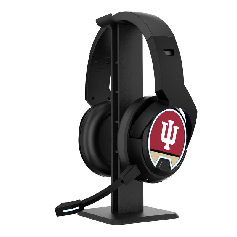 Indiana University Hoosiers Stripe Gaming Headphones