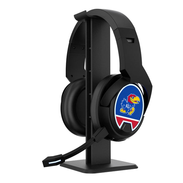 University of Kansas Jayhawks Stripe Gaming Headphones