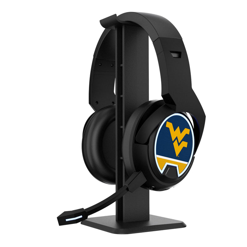 West Virginia University Mountaineers Stripe Gaming Headphones