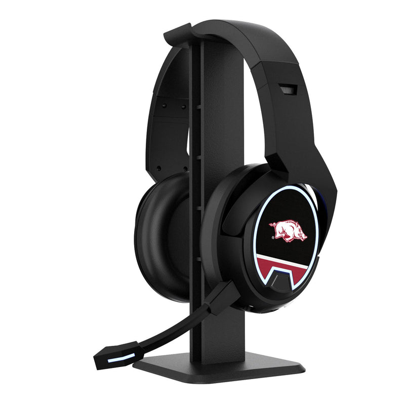 University of Arkansas Fayetteville Razorbacks Stripe Gaming Headphones