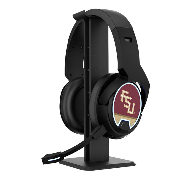 Florida State University Seminoles Athletic Wordmark Stripe Gaming Headphones