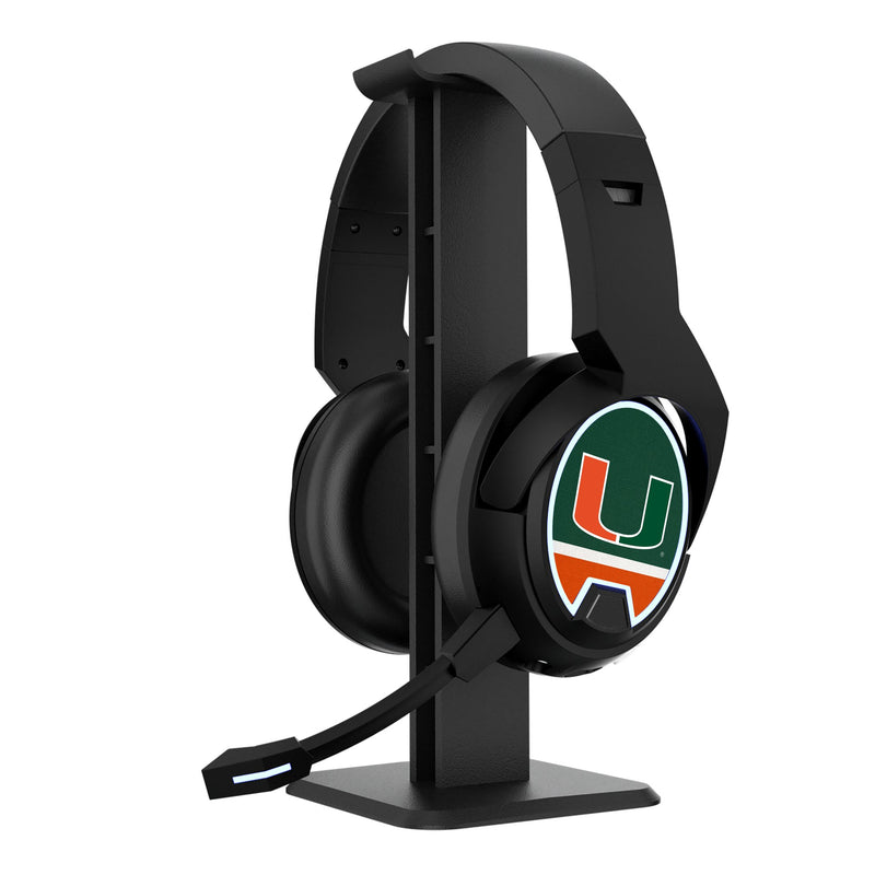 University of Miami Hurricanes Stripe Gaming Headphones