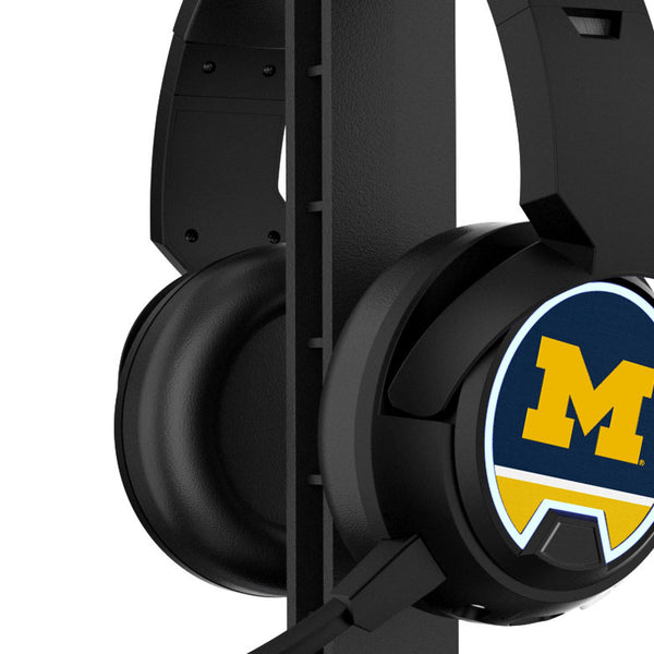 University of Michigan Wolverines Stripe Gaming Headphones