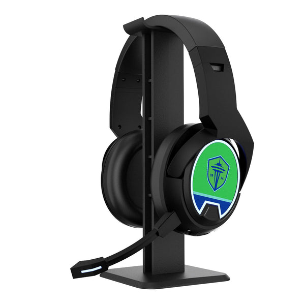 Seattle Sounders FC   Stripe Gaming Headphones