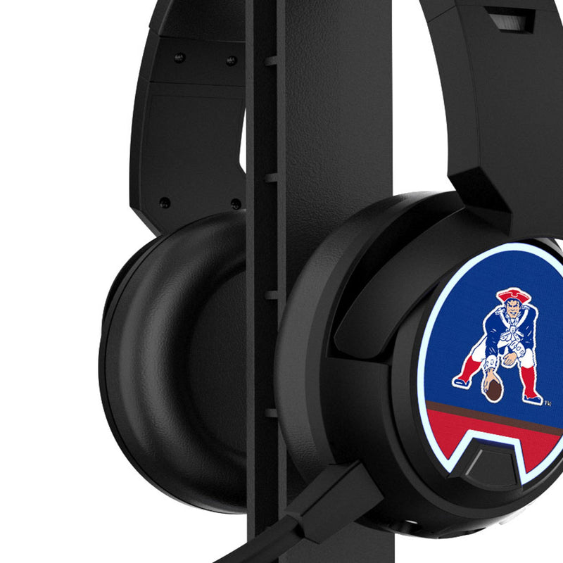 New England Patriots Historic Collection Stripe Gaming Headphones