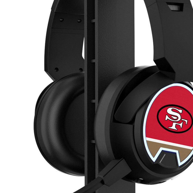 San Francisco 49ers Historic Collection Stripe Gaming Headphones