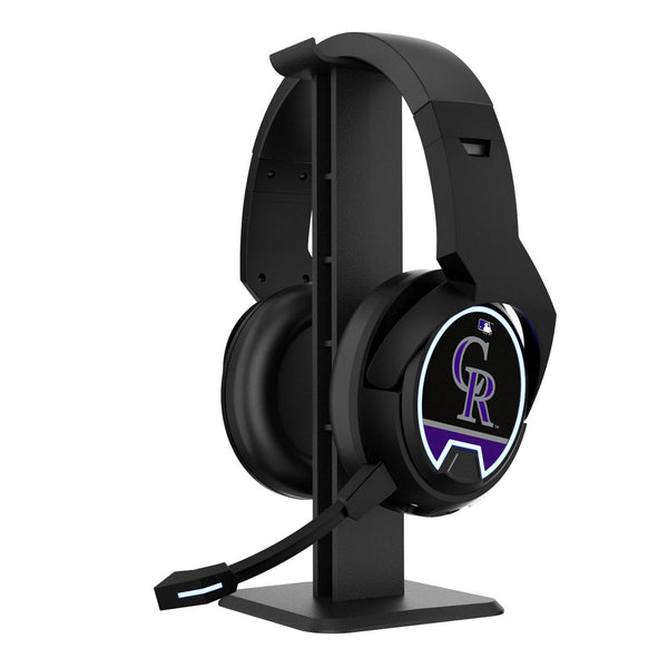 Colorado Rockies Stripe Gaming Headphones