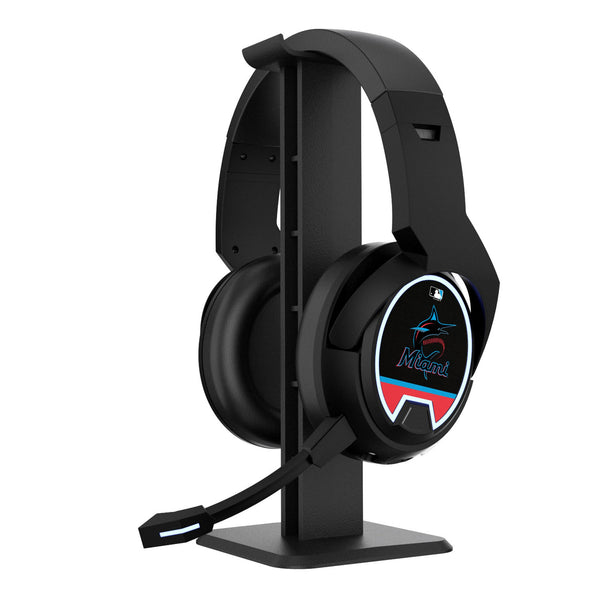 Miami Marlins Stripe Gaming Headphones