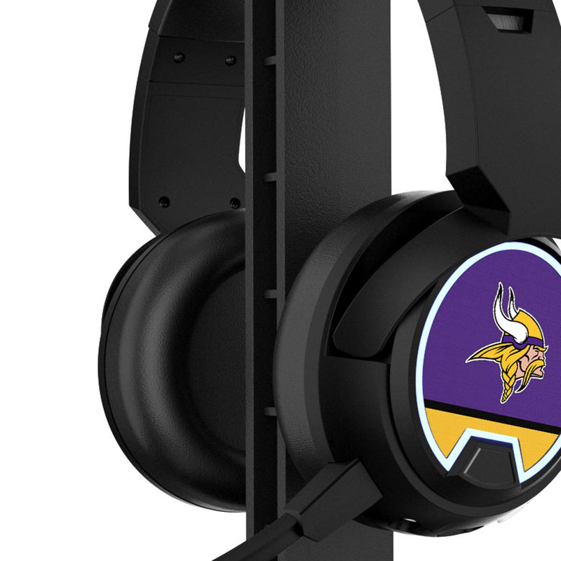 Minnesota Vikings Stripe Gaming Headphones