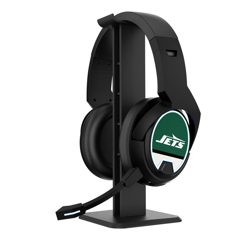 New York Jets Stripe Gaming Headphones