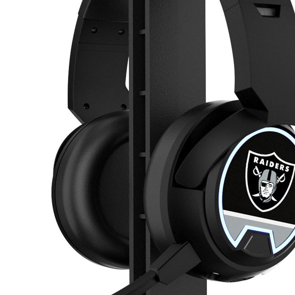 Las Vegas Raiders Stripe Gaming Headphones