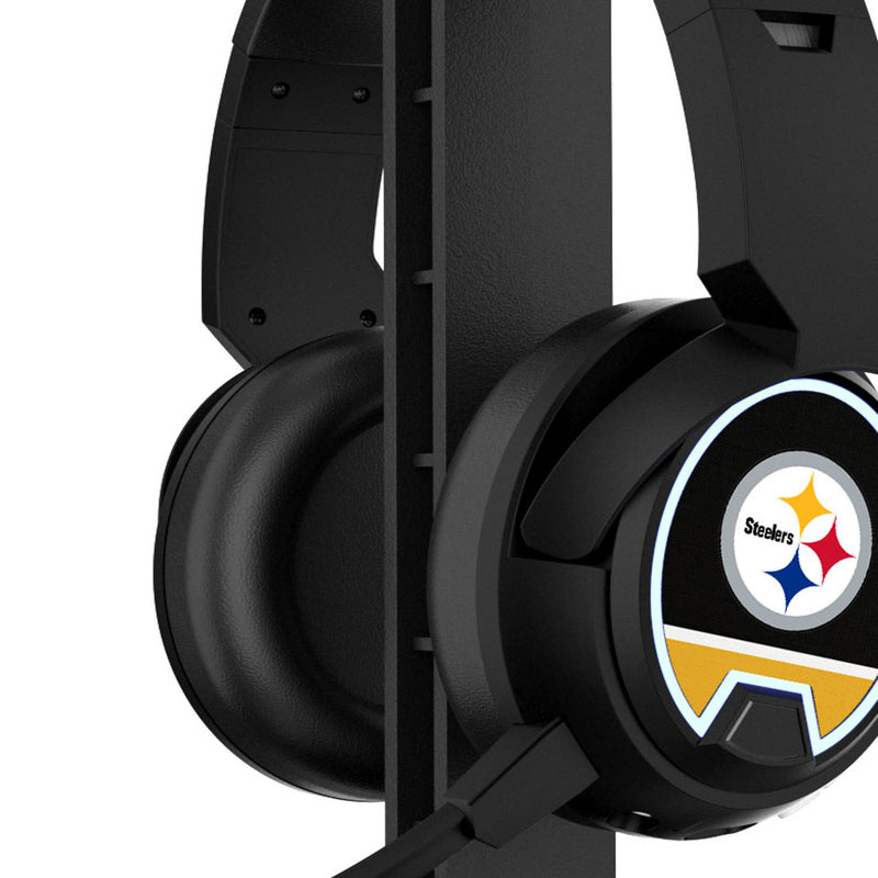 Pittsburgh Steelers Stripe Gaming Headphones