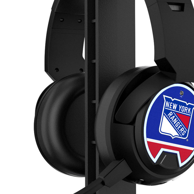 New York Rangers Stripe Gaming Headphones