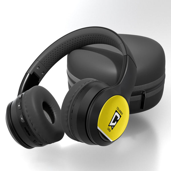 Columbus Crew  Stripe Wireless Over-Ear BT Headphones With Case