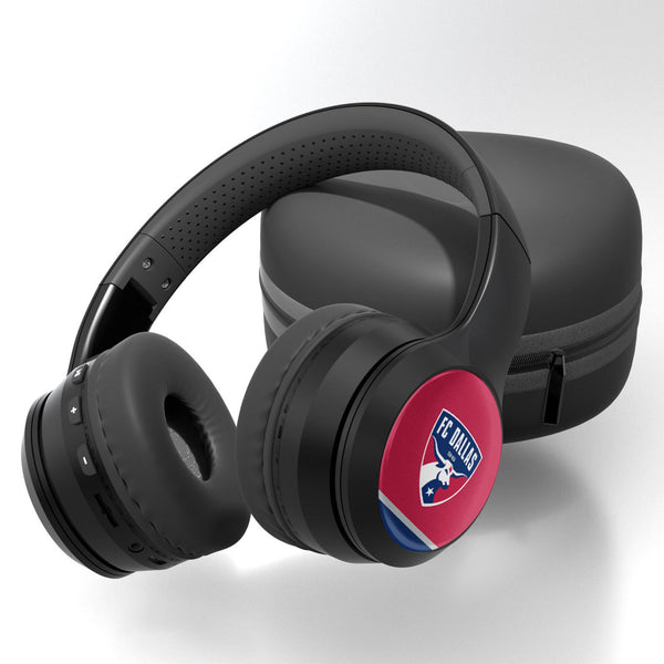 FC Dallas  Stripe Wireless Over-Ear BT Headphones With Case