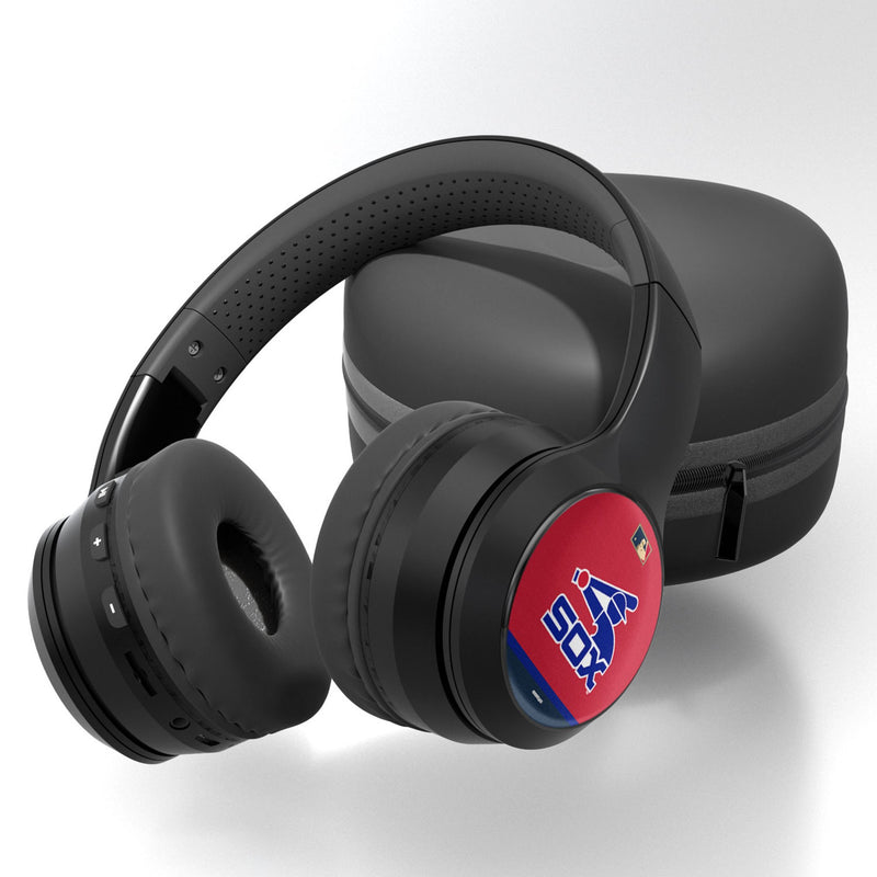 Chicago White Sox 1976-1981 - Cooperstown Collection Stripe Wireless Over-Ear BT Headphones With Case