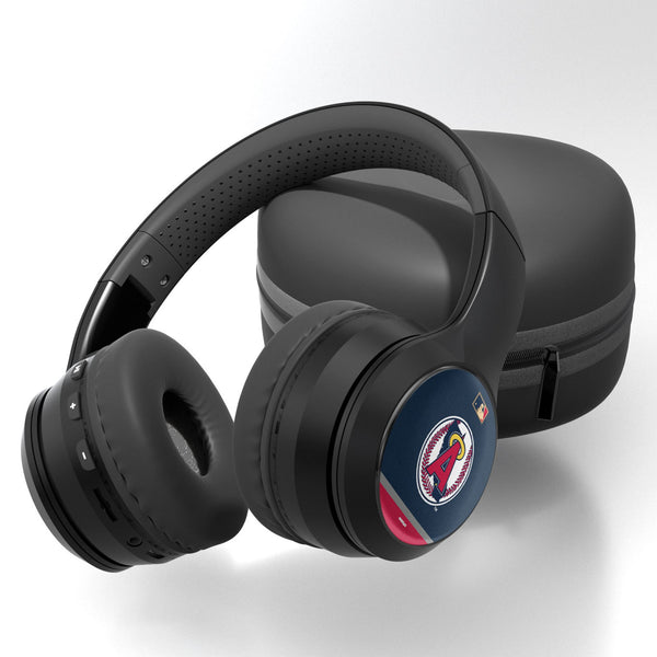 LA Angels 1986-1992 - Cooperstown Collection Stripe Wireless Over-Ear BT Headphones With Case