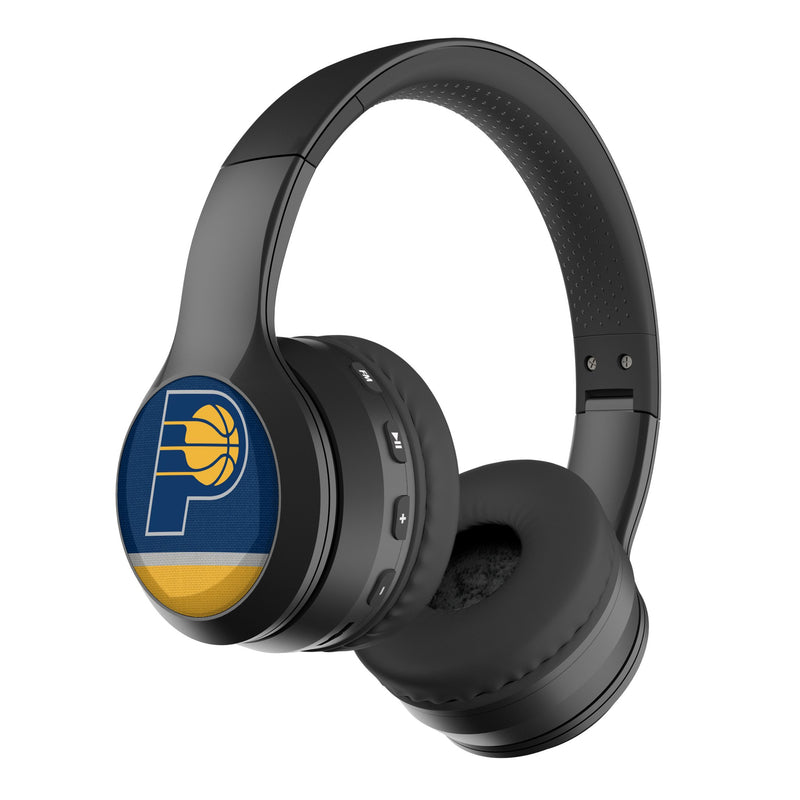 Indiana Pacers Stripe Wireless Over-Ear BT Headphones With Case