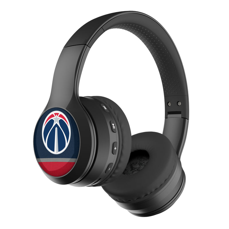 Washington Wizards Stripe Wireless Over-Ear BT Headphones With Case