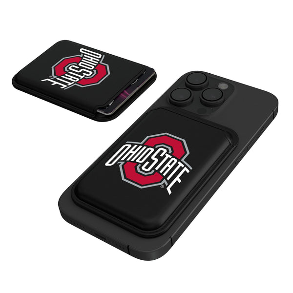 Ohio State University Buckeyes Insignia Black Magnetic Credit Card Wallet