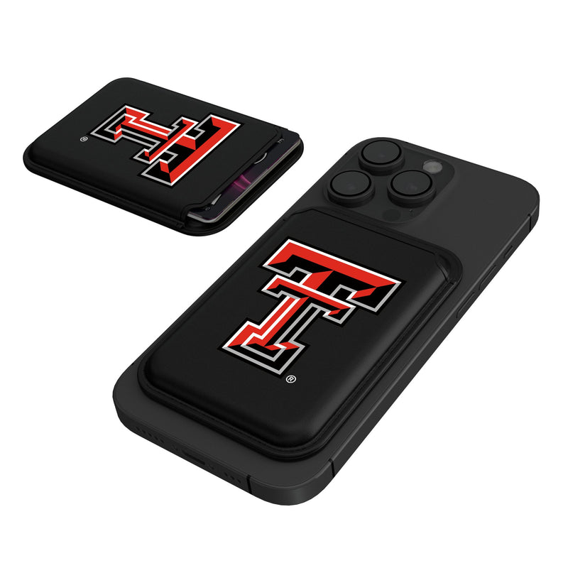 Texas Tech Red Raiders Insignia Black Magnetic Credit Card Wallet