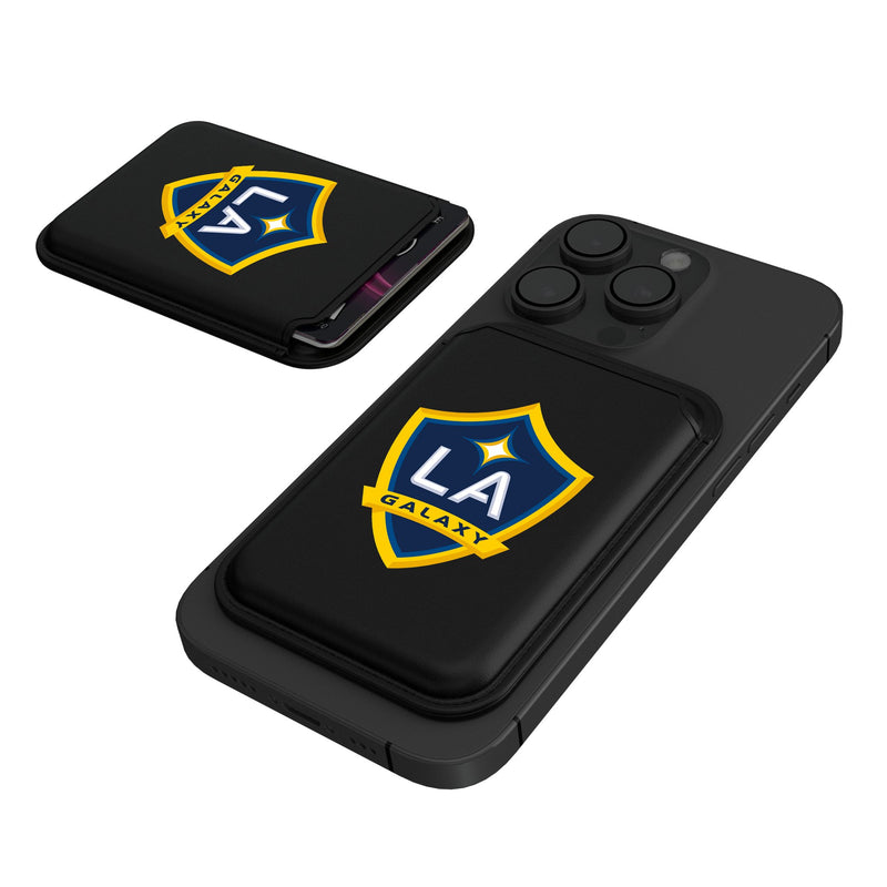 LA Galaxy  Insignia Black Magnetic Credit Card Wallet