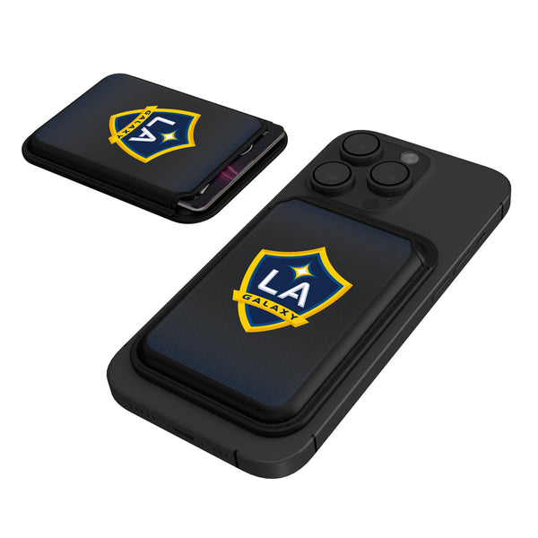 LA Galaxy  Linen Black Magnetic Credit Card Wallet