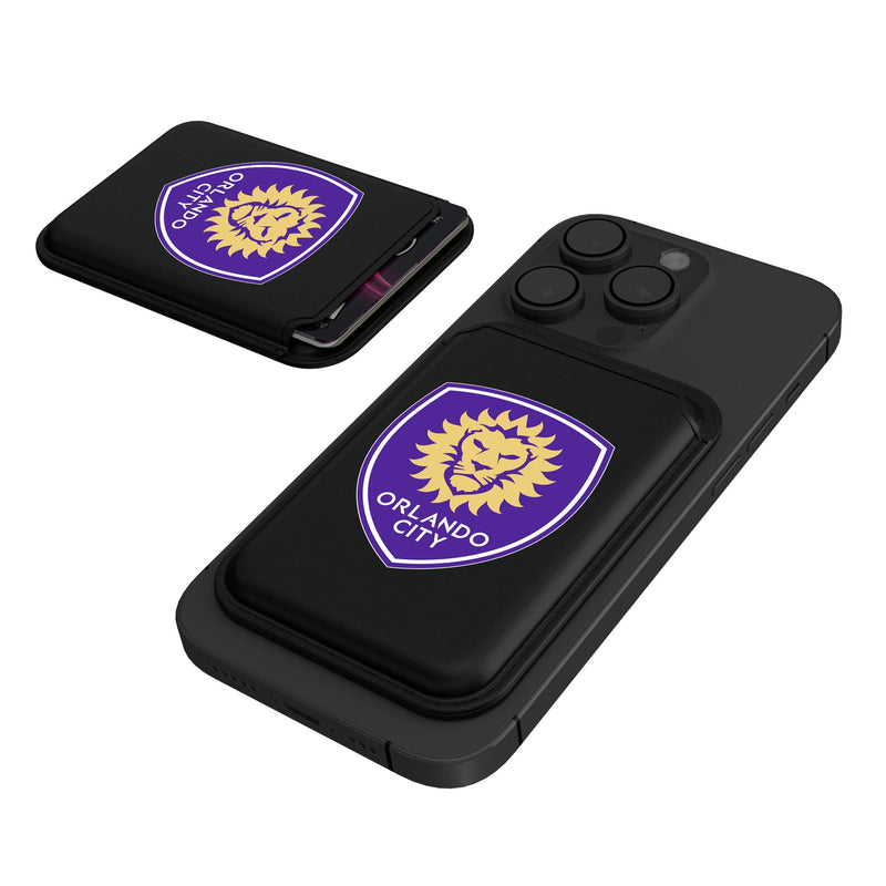 Orlando City Soccer Club  Insignia Black Magnetic Credit Card Wallet