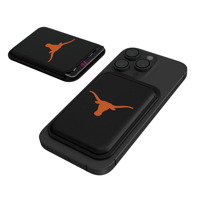 University of Texas Longhorns Insignia Black Magnetic Credit Card Wallet