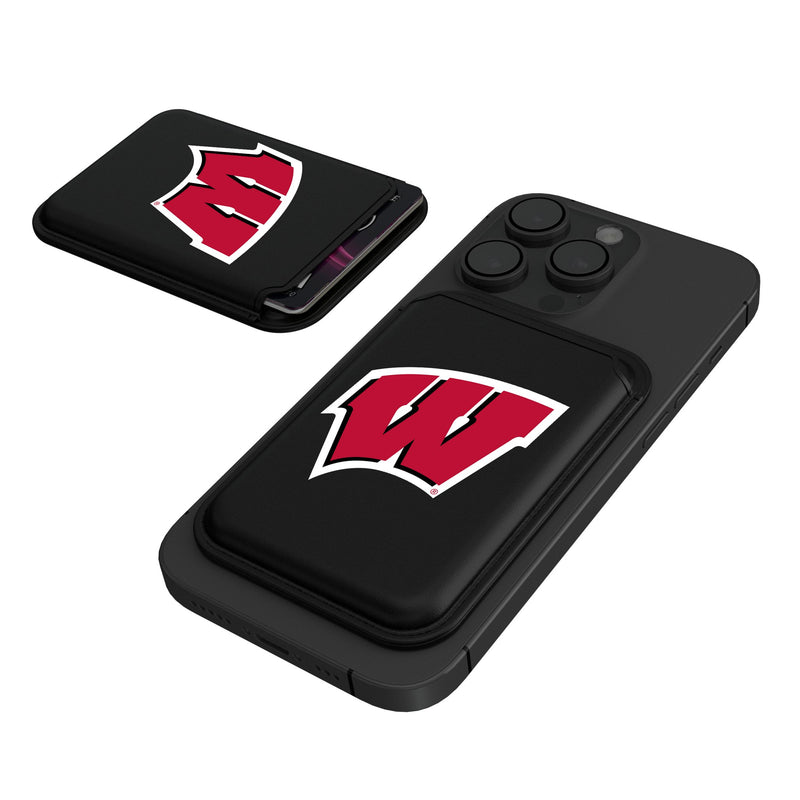 University of Wisconsin Badgers Insignia Black Magnetic Credit Card Wallet