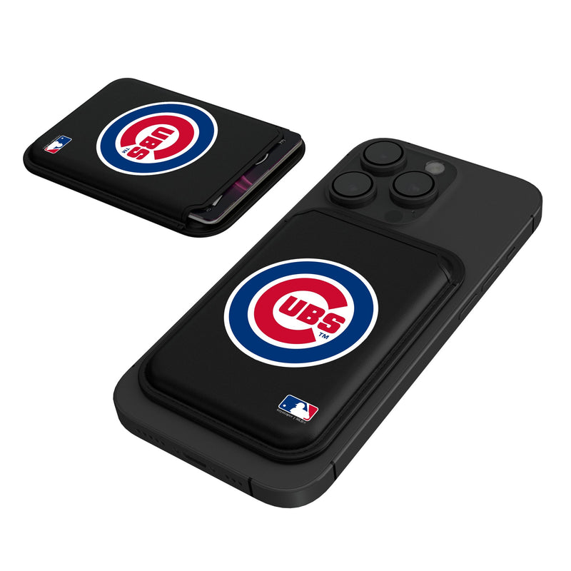 Chicago Cubs Insignia Black Magnetic Credit Card Wallet