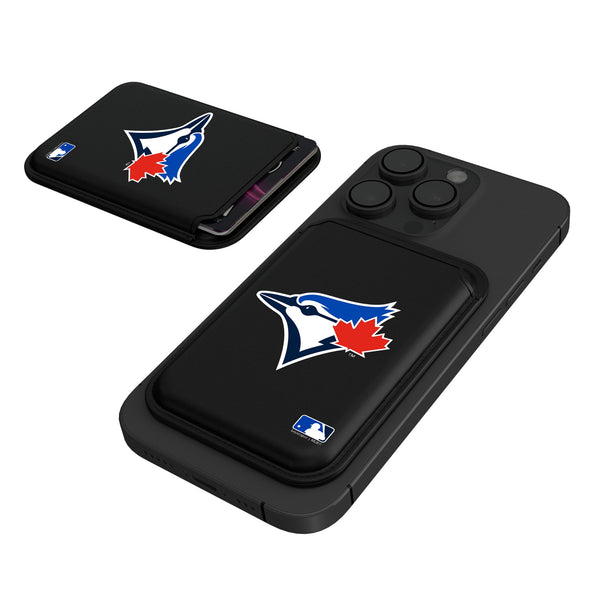 Toronto Blue Jays Insignia Black Magnetic Credit Card Wallet