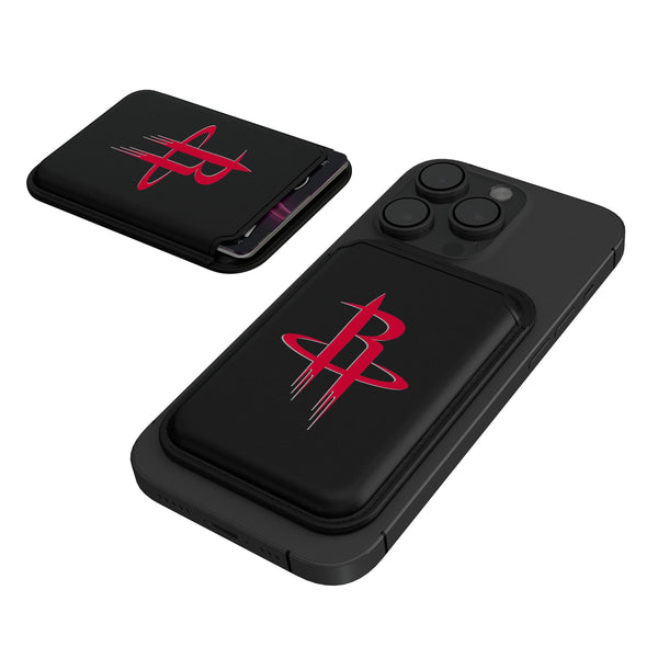 Houston Rockets Insignia Black Magnetic Credit Card Wallet