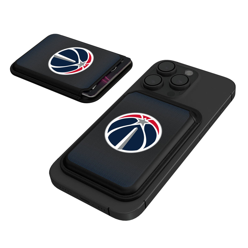 Washington Wizards Linen Black Magnetic Credit Card Wallet