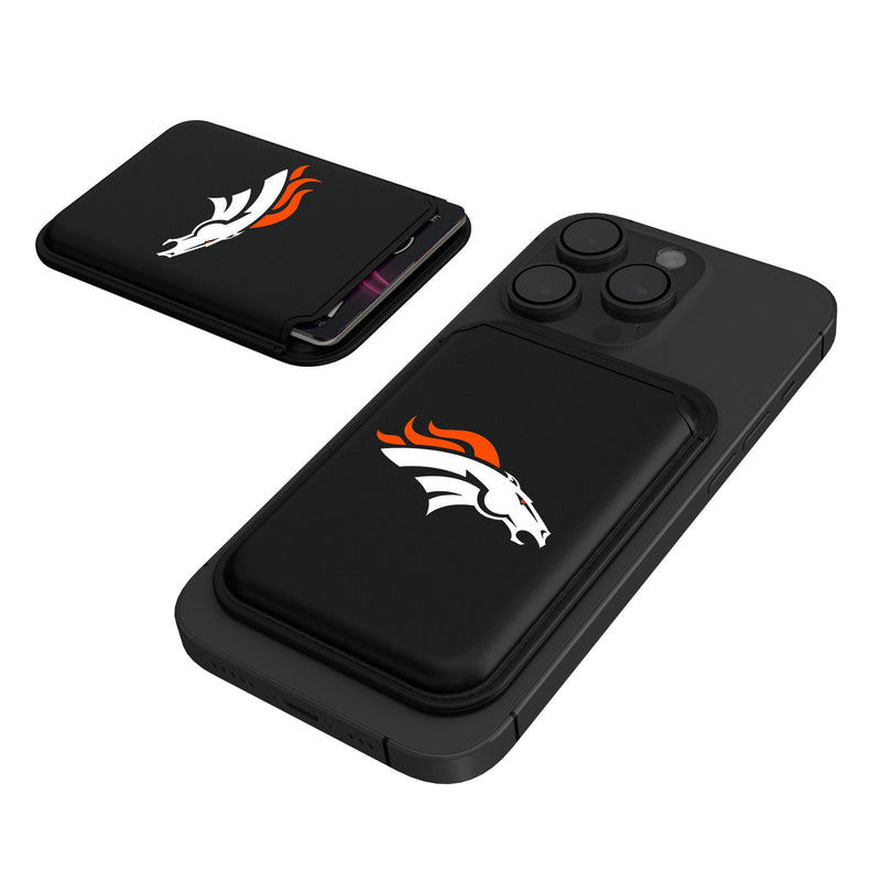 Denver Broncos Insignia Black Magnetic Credit Card Wallet