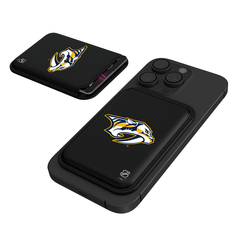 Nashville Predators Insignia Black Magnetic Credit Card Wallet