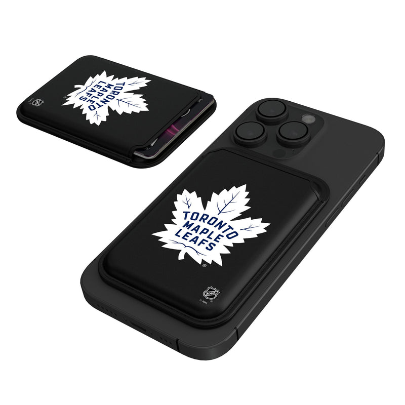 Toronto Maple Leafs Insignia Black Magnetic Credit Card Wallet