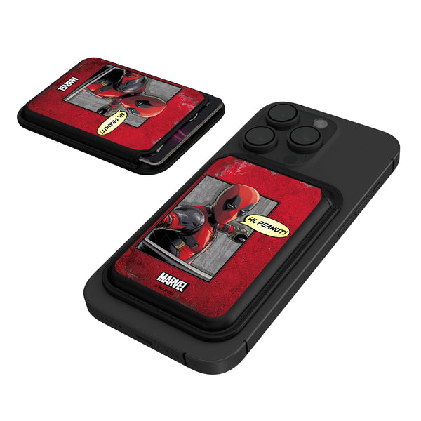 Marvel Deadpool Badge Black Magnetic Credit Card Wallet