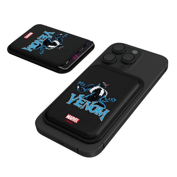 Marvel Venom Badge  Black Magnetic Credit Card Wallet