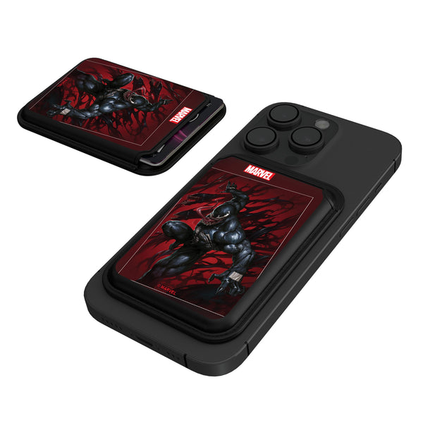 Marvel Venom Cover Art Black Magnetic Credit Card Wallet