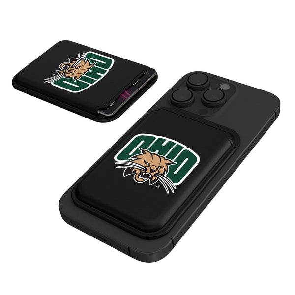 Ohio University Bobcats Insignia Black Magnetic Credit Card Wallet