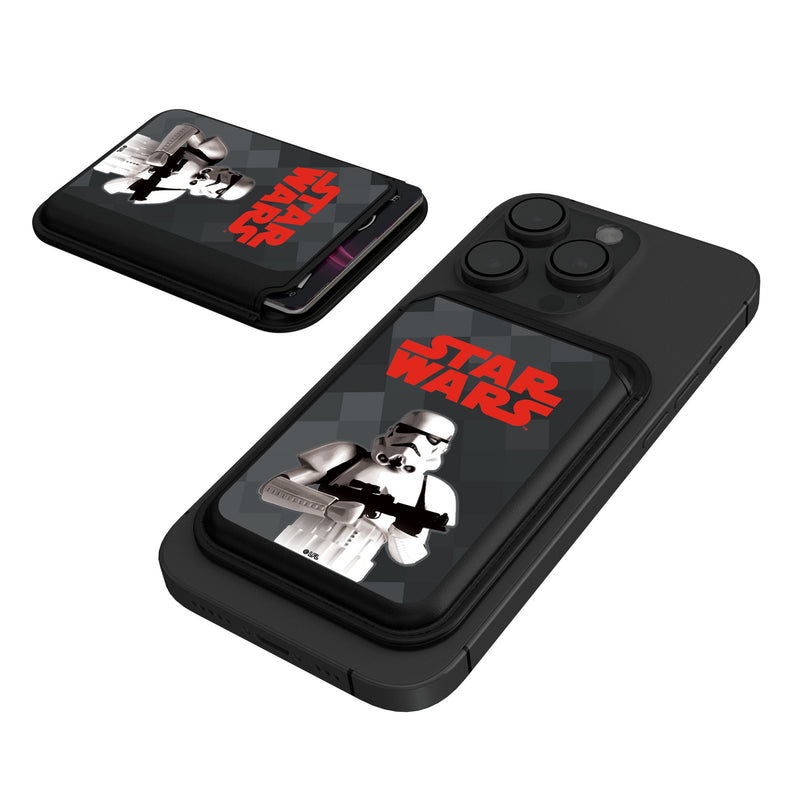 Star Wars Stormtrooper Color Block Black Magnetic Credit Card Wallet