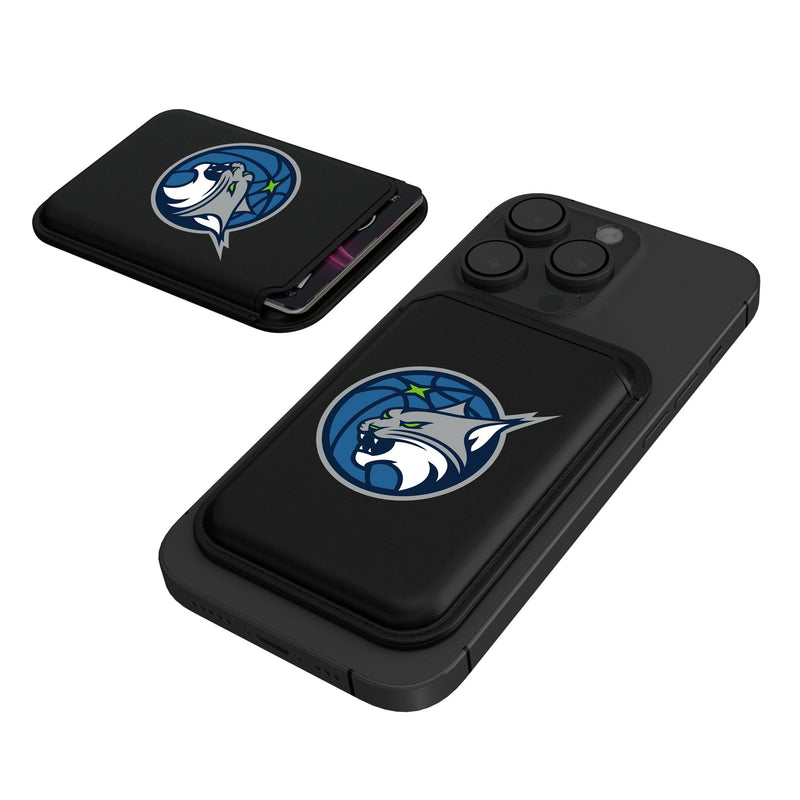 Minnesota Lynx Insignia Black Magnetic Credit Card Wallet